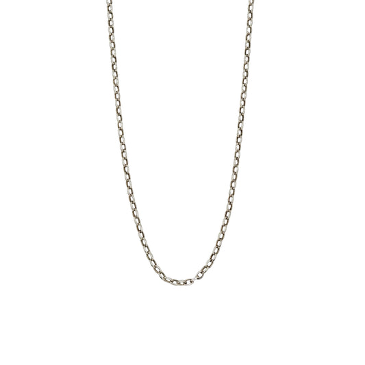 VINTAGE STERLING SILVER BELCHER CHAIN NECKLACE