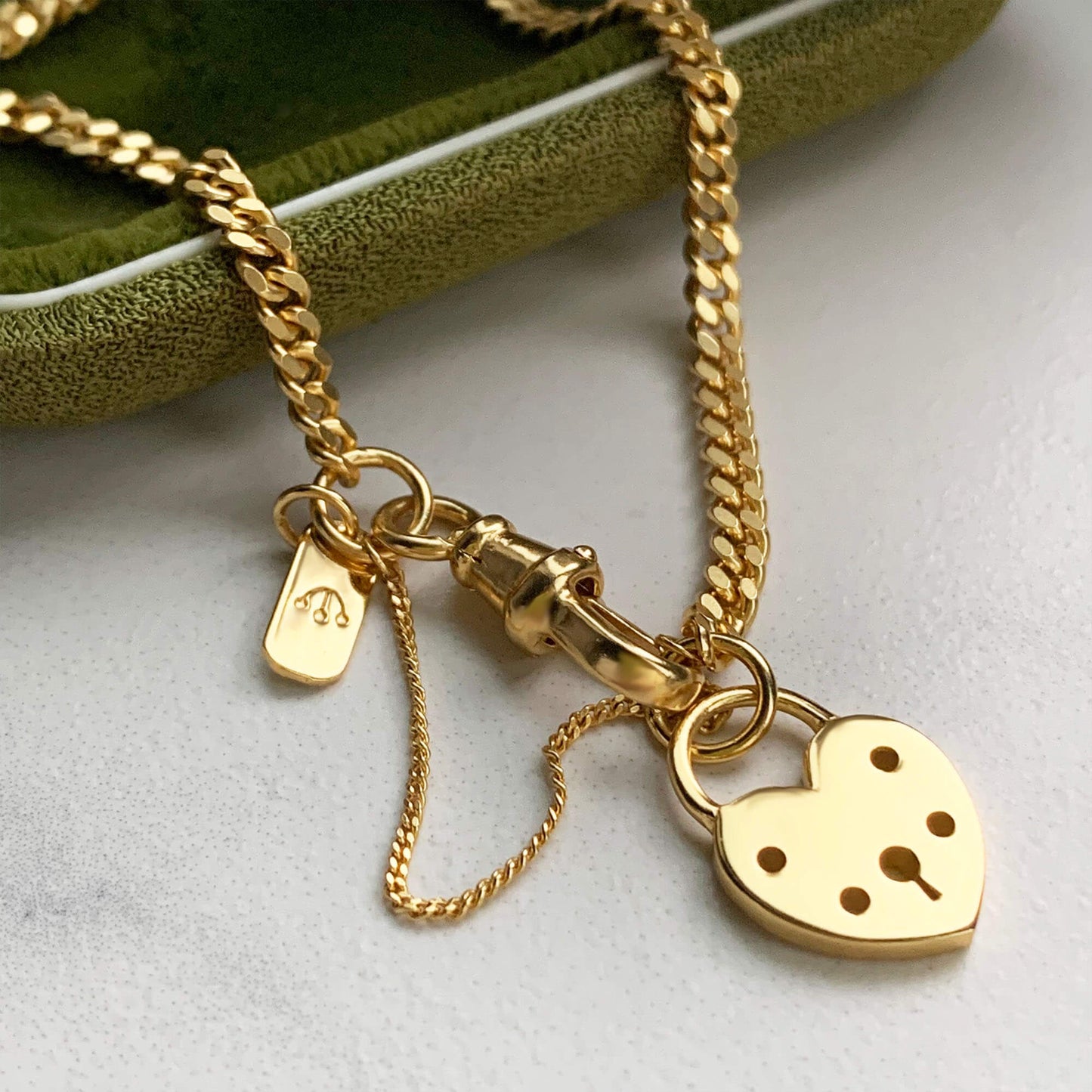 PAWNSHOP SIGNATURE CHUNKY HEART PADLOCK BRACELET