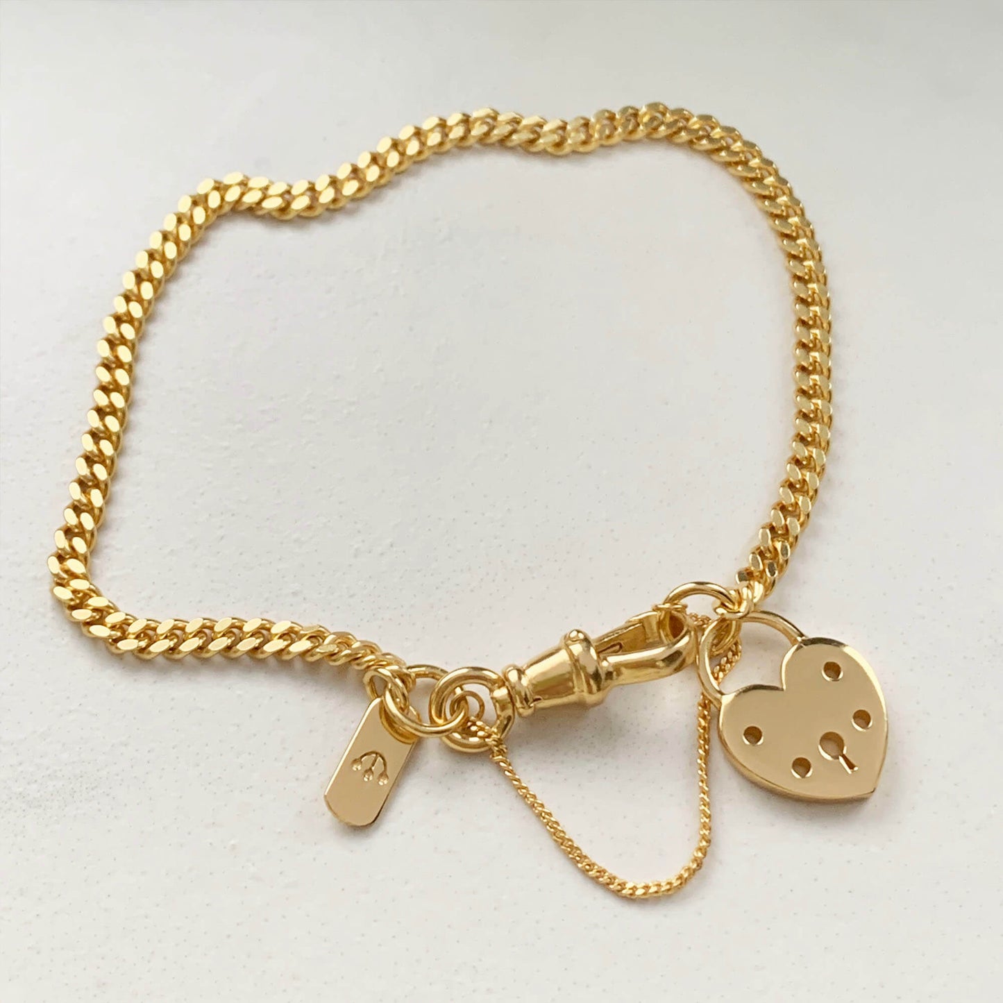 PAWNSHOP SIGNATURE CHUNKY HEART PADLOCK BRACELET
