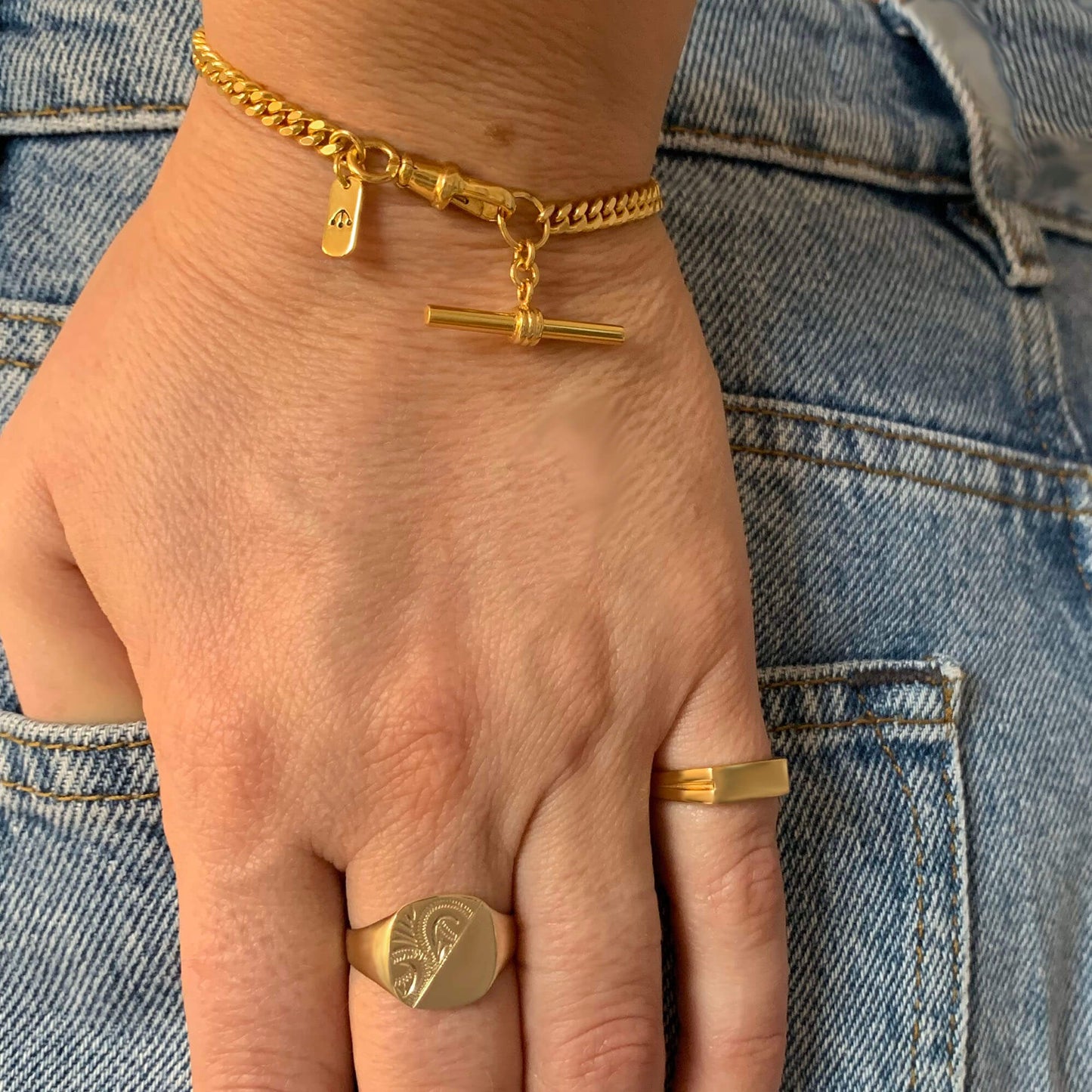 PAWNSHOP SIGNATURE T-BAR BRACELET