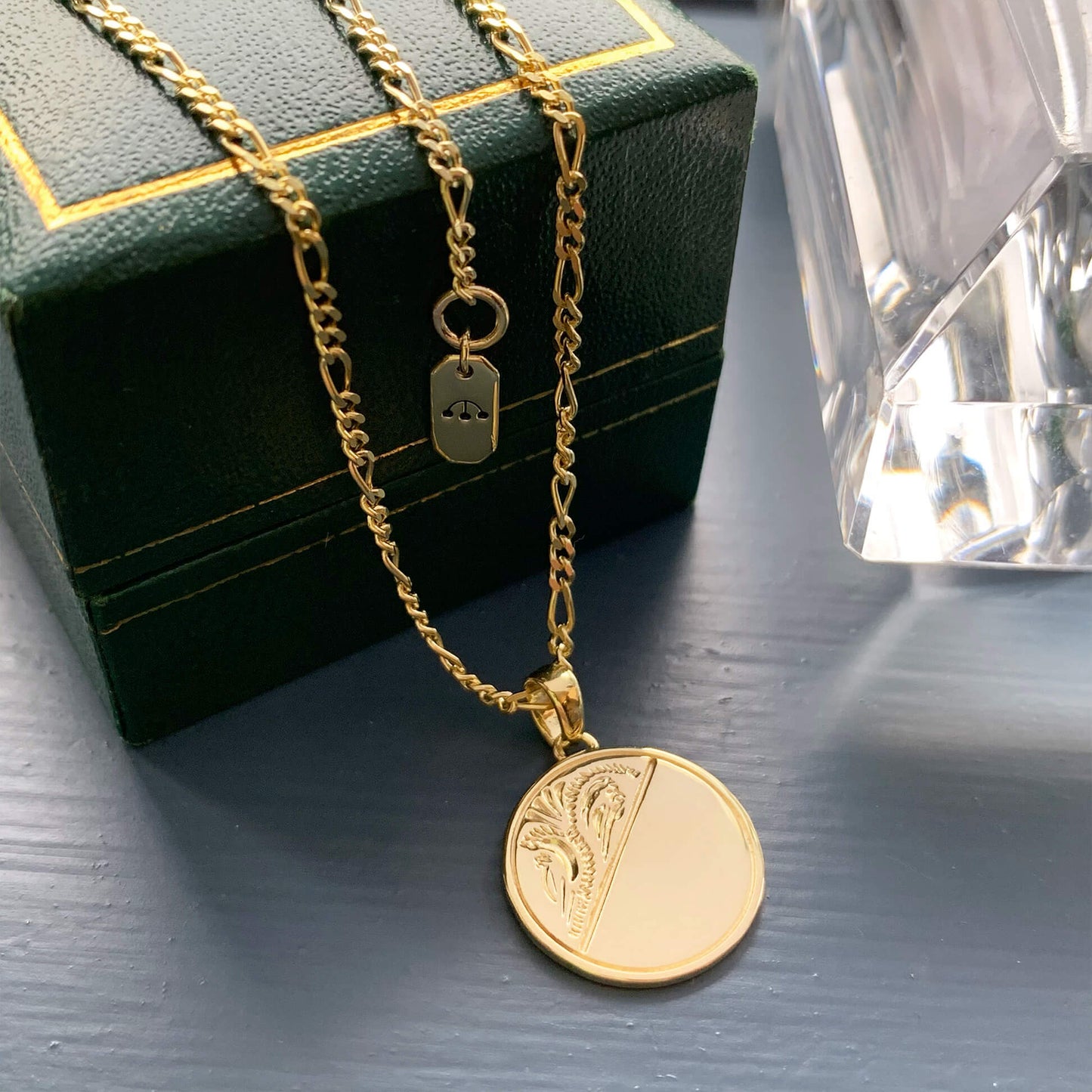 PAWNSHOP SIGNATURE ENGRAVED PENDANT NECKLACE