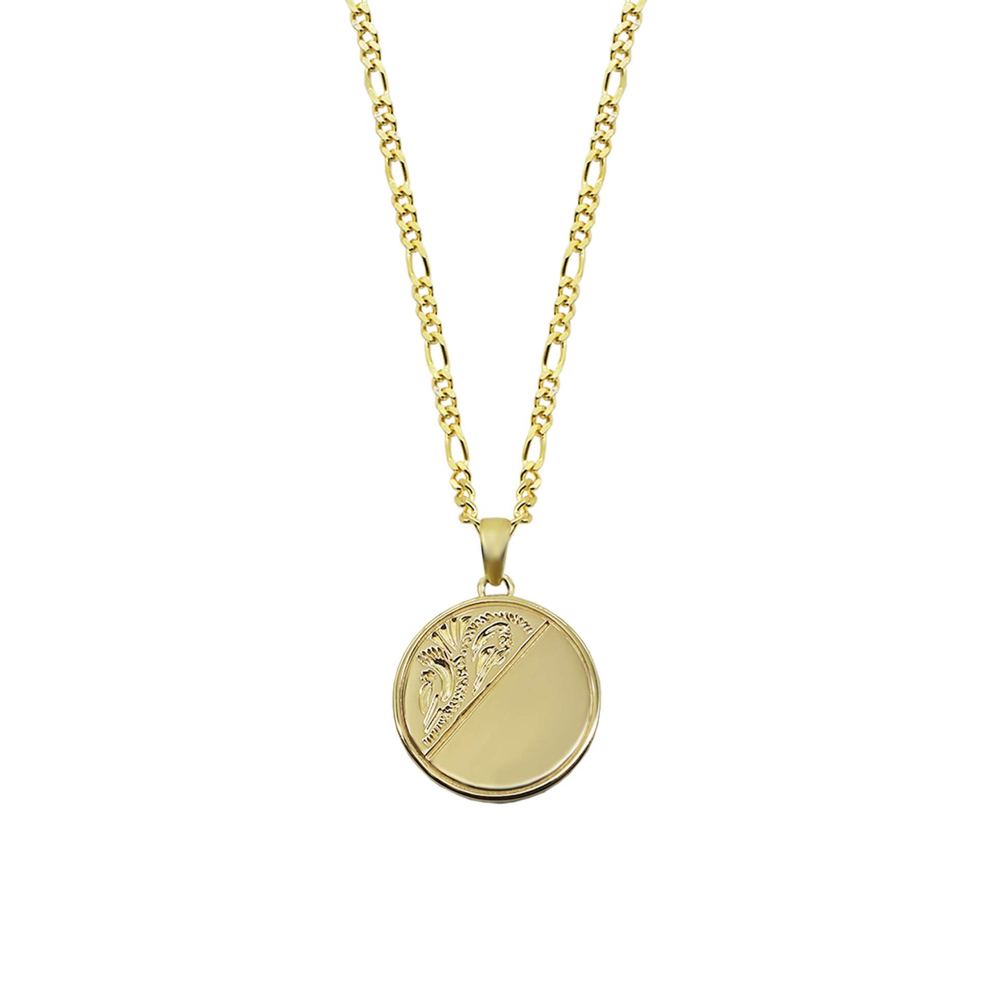 PAWNSHOP SIGNATURE ENGRAVED PENDANT NECKLACE