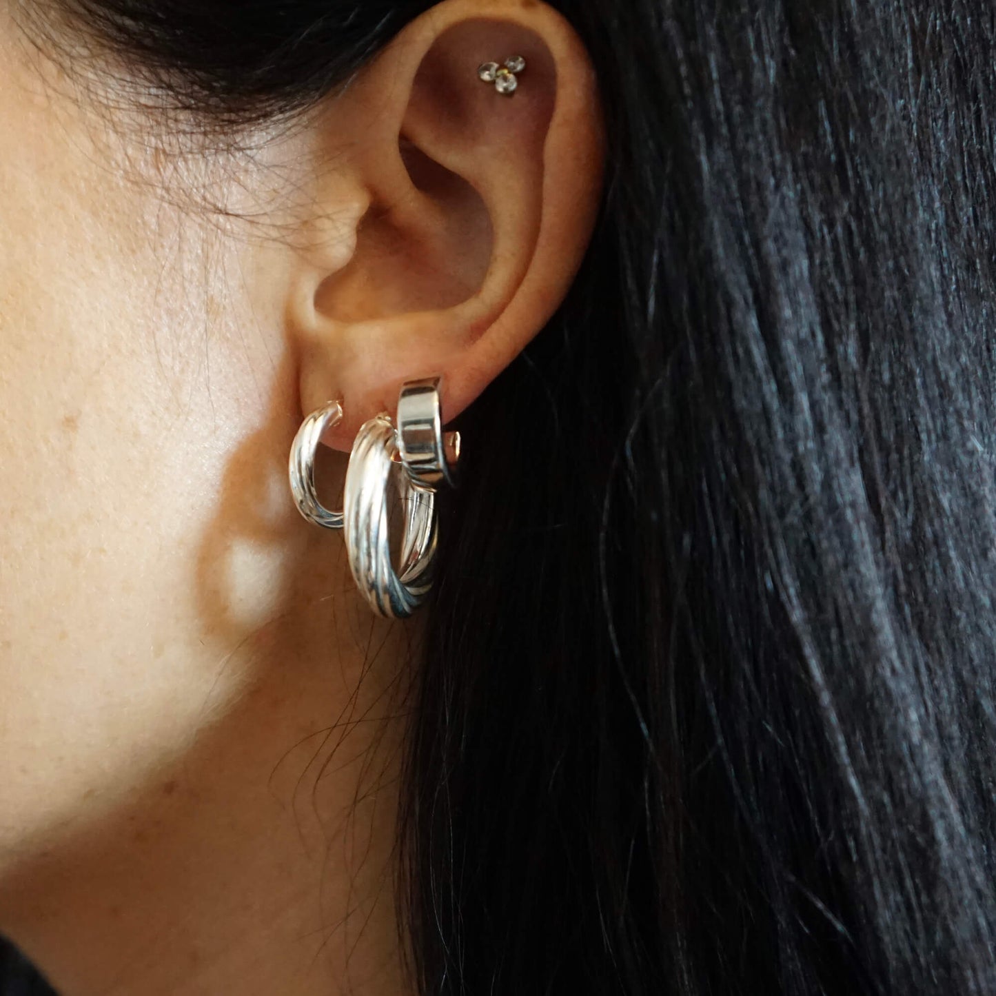 PAWNSHOP SIGNATURE CHUNKY HOOP EARRINGS