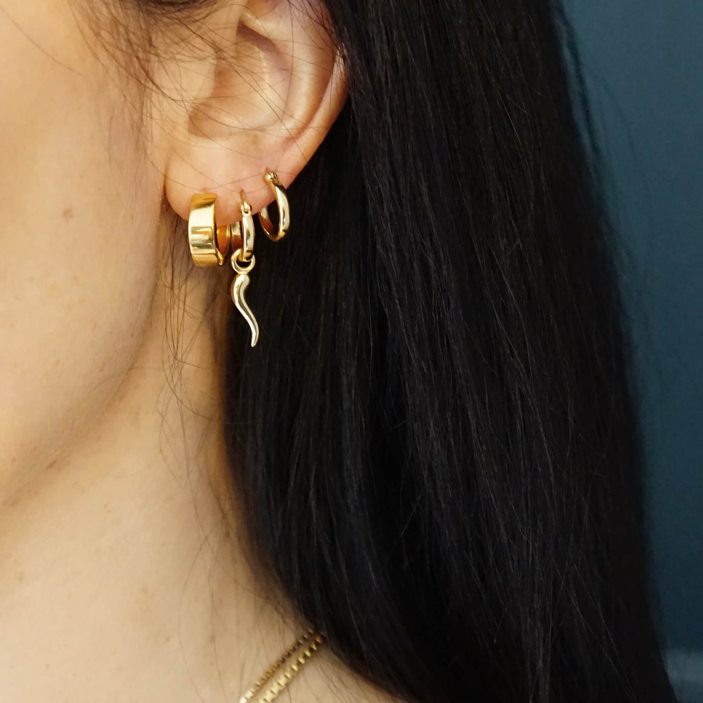 PAWNSHOP SIGNATURE CHUNKY HOOP EARRINGS