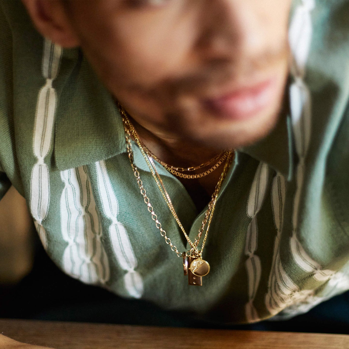 PAWNSHOP SIGNATURE ENGRAVED PENDANT NECKLACE