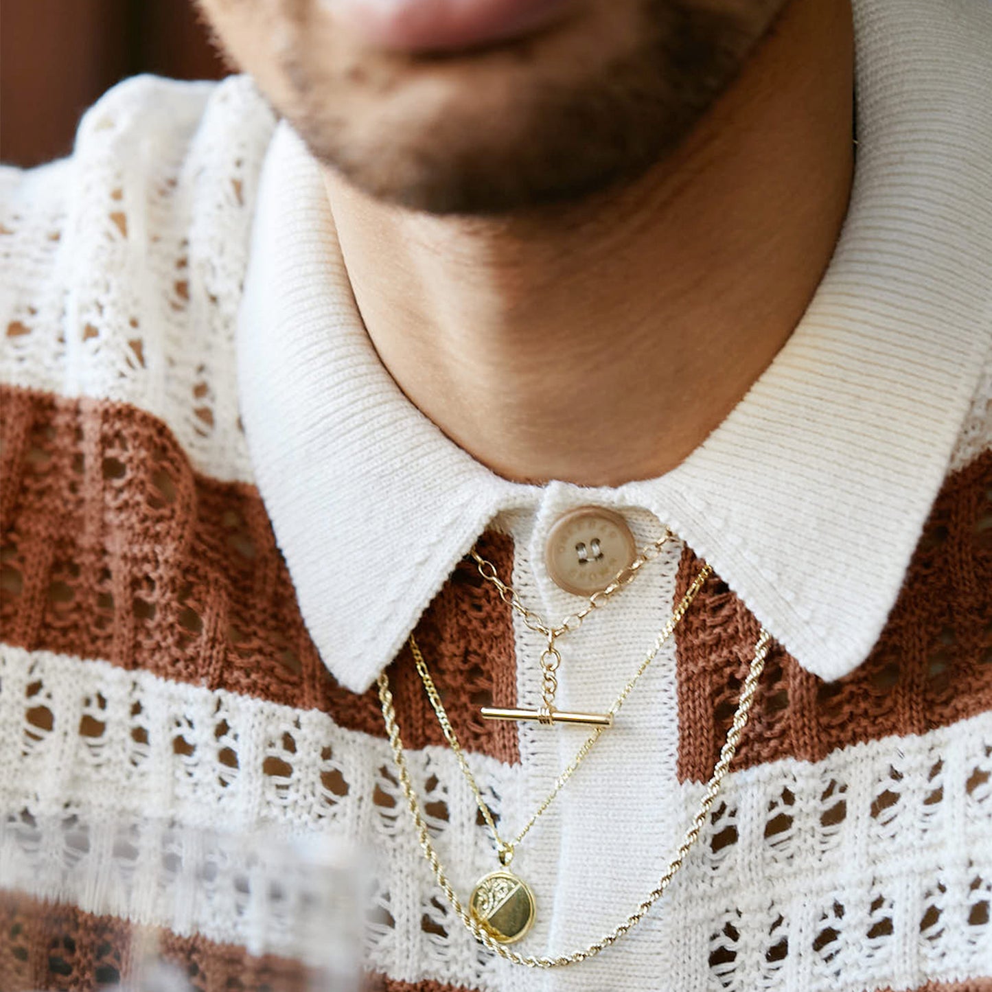 PAWNSHOP SIGNATURE T BAR NECKLACE