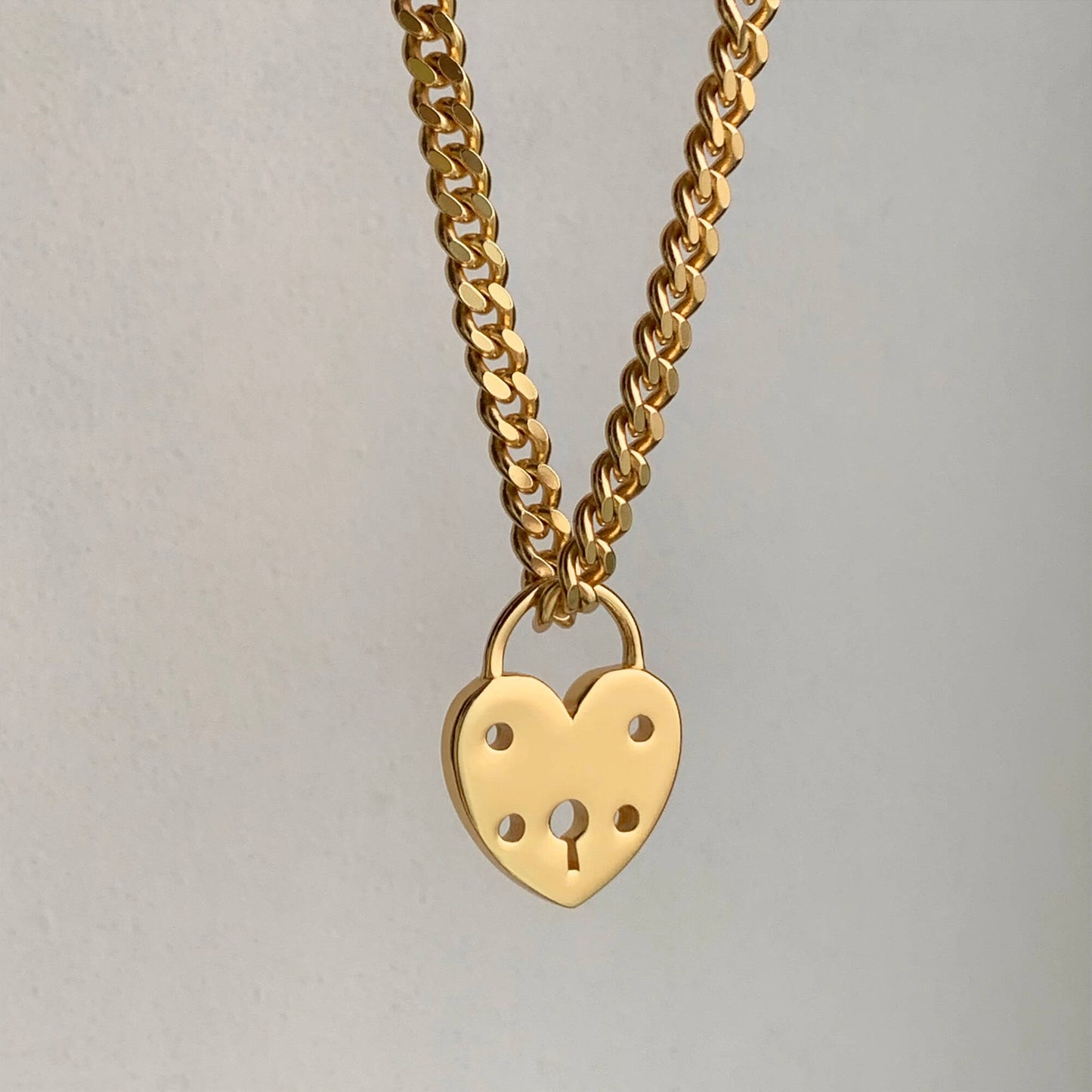 PAWNSHOP SIGNATURE HEART PADLOCK NECKLACE