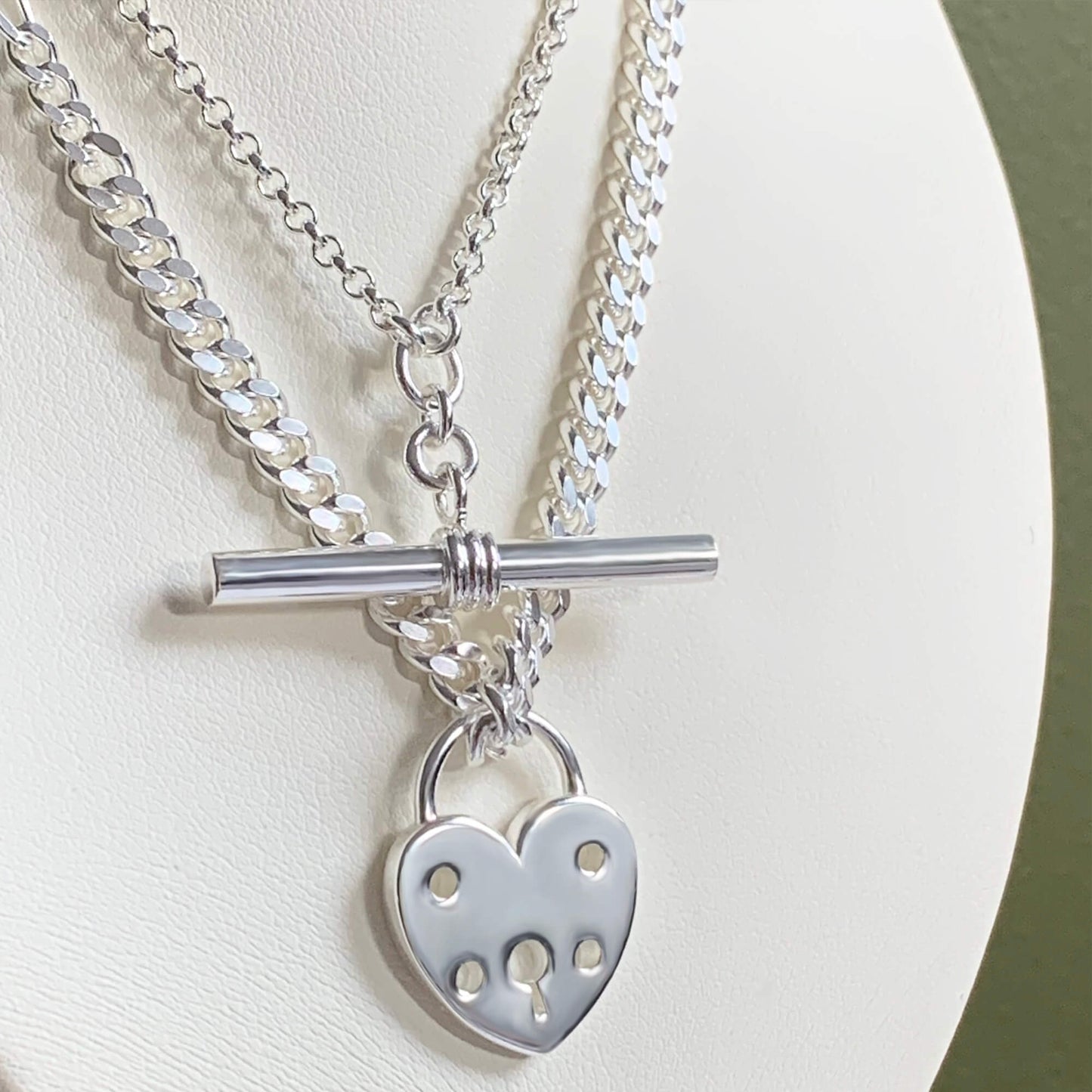 PAWNSHOP SIGNATURE HEART PADLOCK NECKLACE