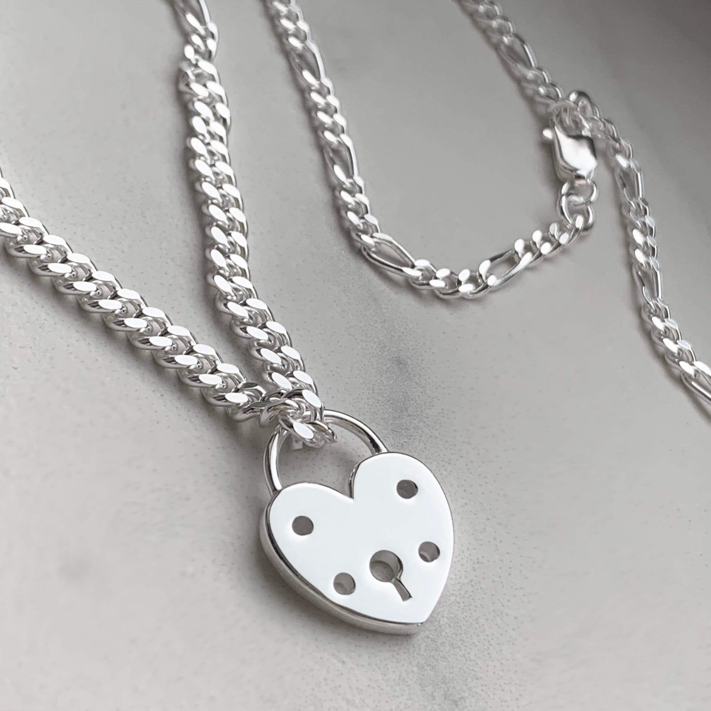 PAWNSHOP SIGNATURE HEART PADLOCK NECKLACE