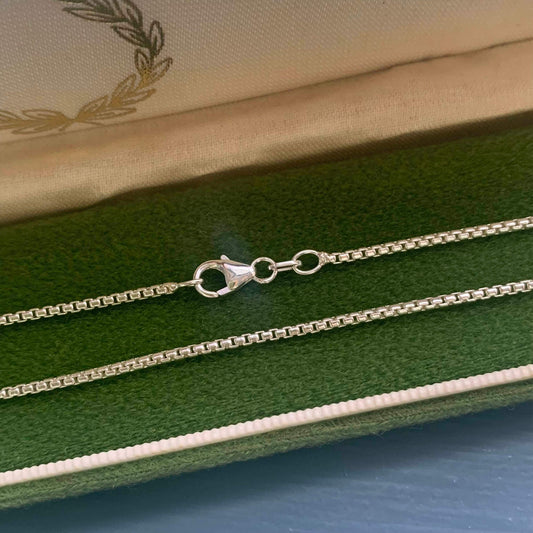 PAWNSHOP SILVER 20 INCH ROUND BOX CHAIN NECKLACE