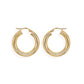 9K Gold Rounded Hoops (23mm)