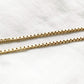 9K Gold Classic Box Chain 18 & 20 inch