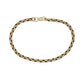 9K YELLOW GOLD OVAL CHUNKY BELCHER BRACELET