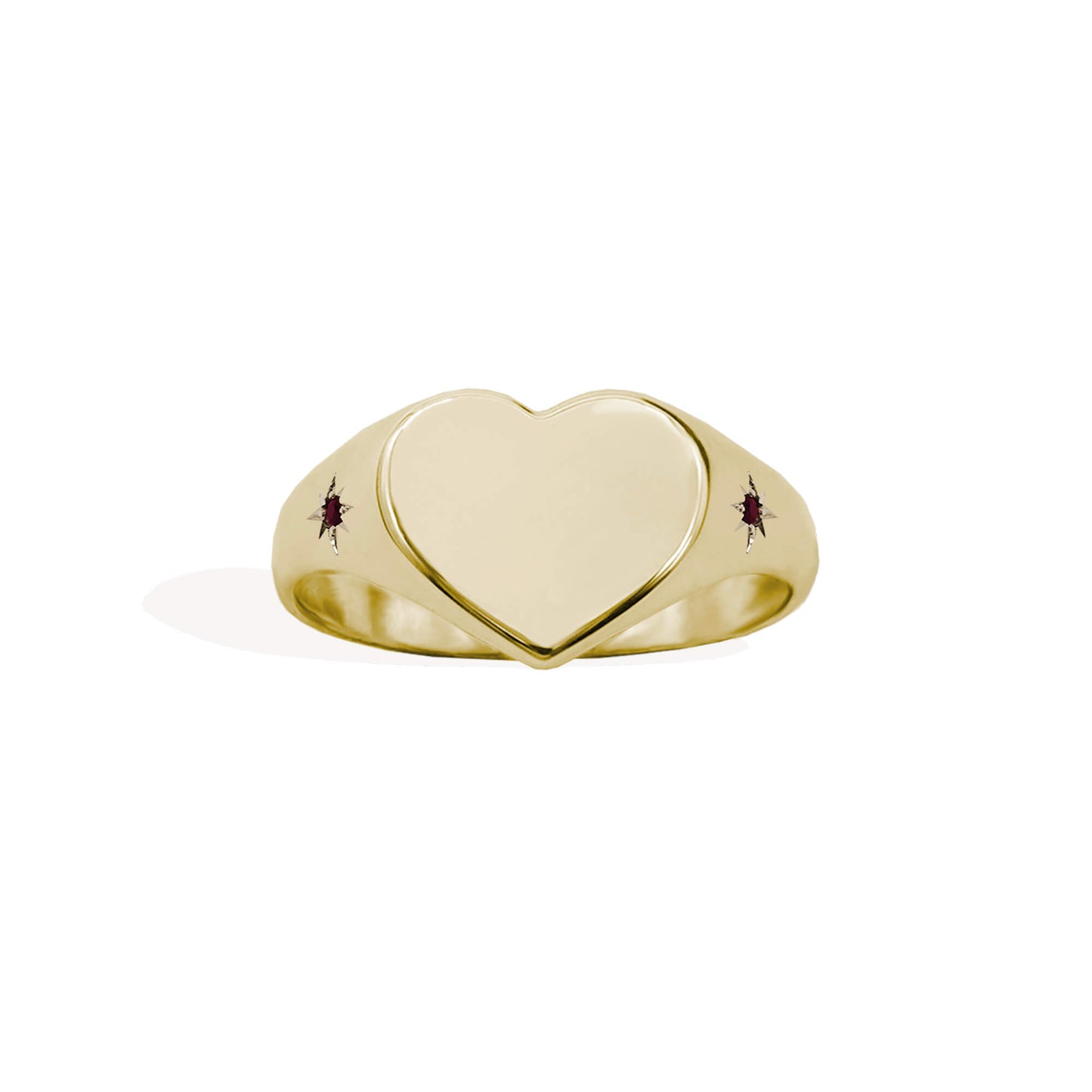 Custom Brighton Heart Signet Ring