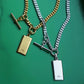 PAWNSHOP SIGNATURE T BAR INGOT CHAIN NECKLACE