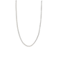 STERLING SILVER DIAMOND CUT CURB CHAIN NECKLACE