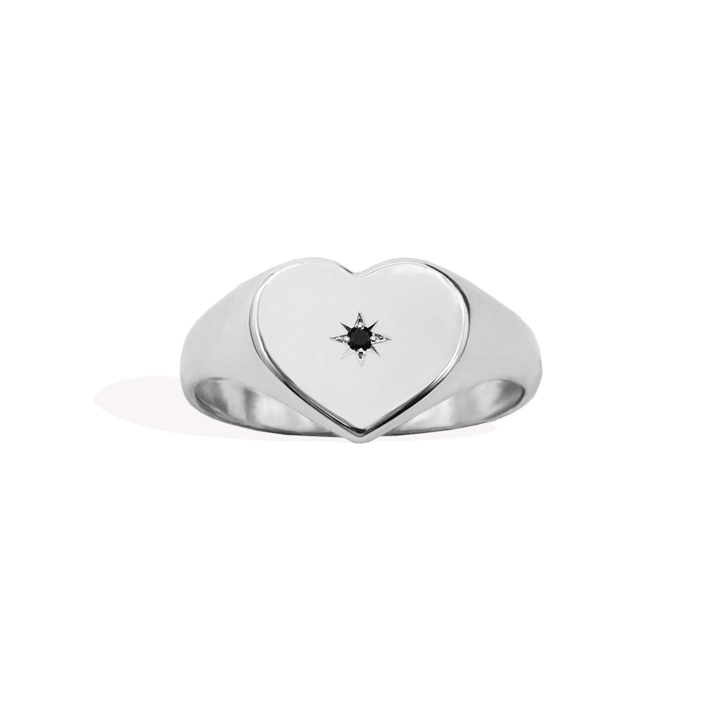 Custom Brighton Heart Signet Ring