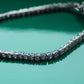 STERLING SILVER CRYSTAL CZ TENNIS BRACELET