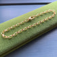 9K GOLD OVAL BELCHER CHAIN BRACELET