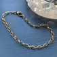 9K GOLD OVAL BELCHER CHAIN BRACELET