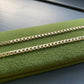 9K GOLD CURB CHAIN NECKLACE