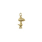 9k gold snoopy charm pendant.