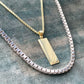 PAWNSHOP SIGNATURE BOX CHAIN NECKLACE