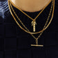 PAWNSHOP SIGNATURE T BAR NECKLACE