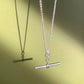 PAWNSHOP SIGNATURE FINE T BAR NECKLACE