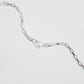 STERLING SILVER PAPER LINK CHAIN NECKLACE