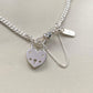 PAWNSHOP SIGNATURE HEART PADLOCK BRACELET