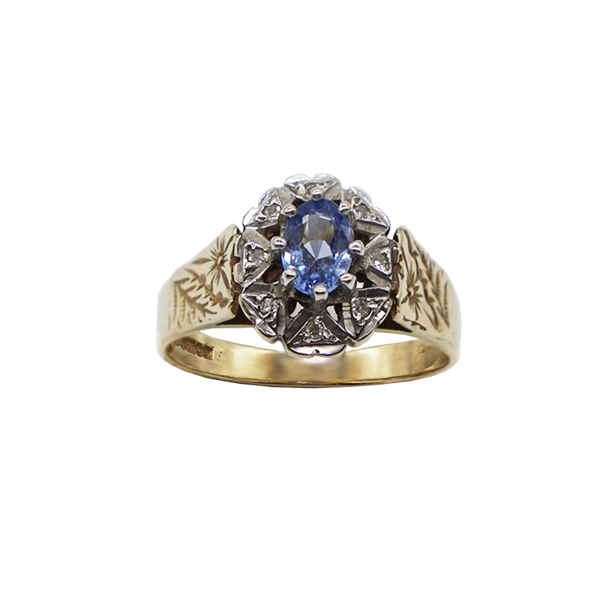 9k gold diamond ring hot sale