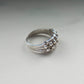 VINTAGE STERLING SILVER KEEPER RING