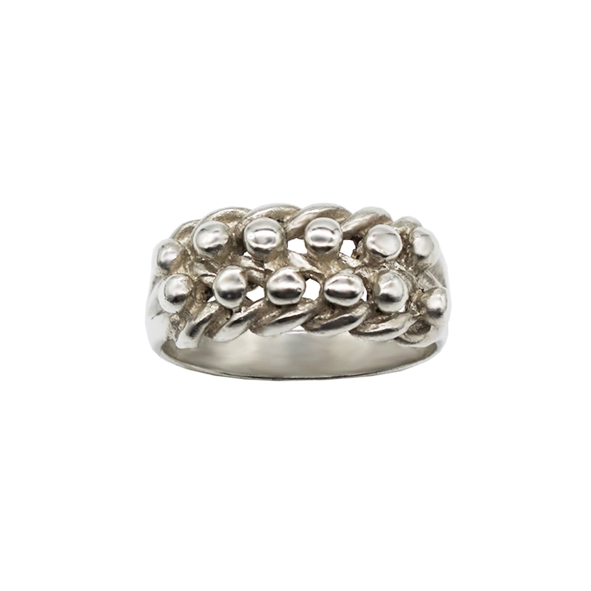 Sterling silver clearance keeper ring