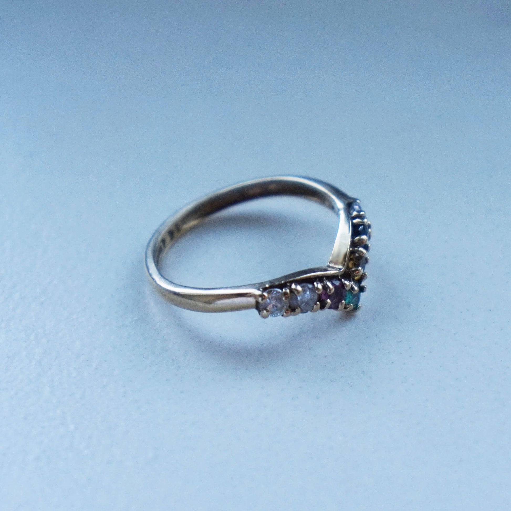VINTAGE 9K GOLD WISHBONE RING PAWNSHOP